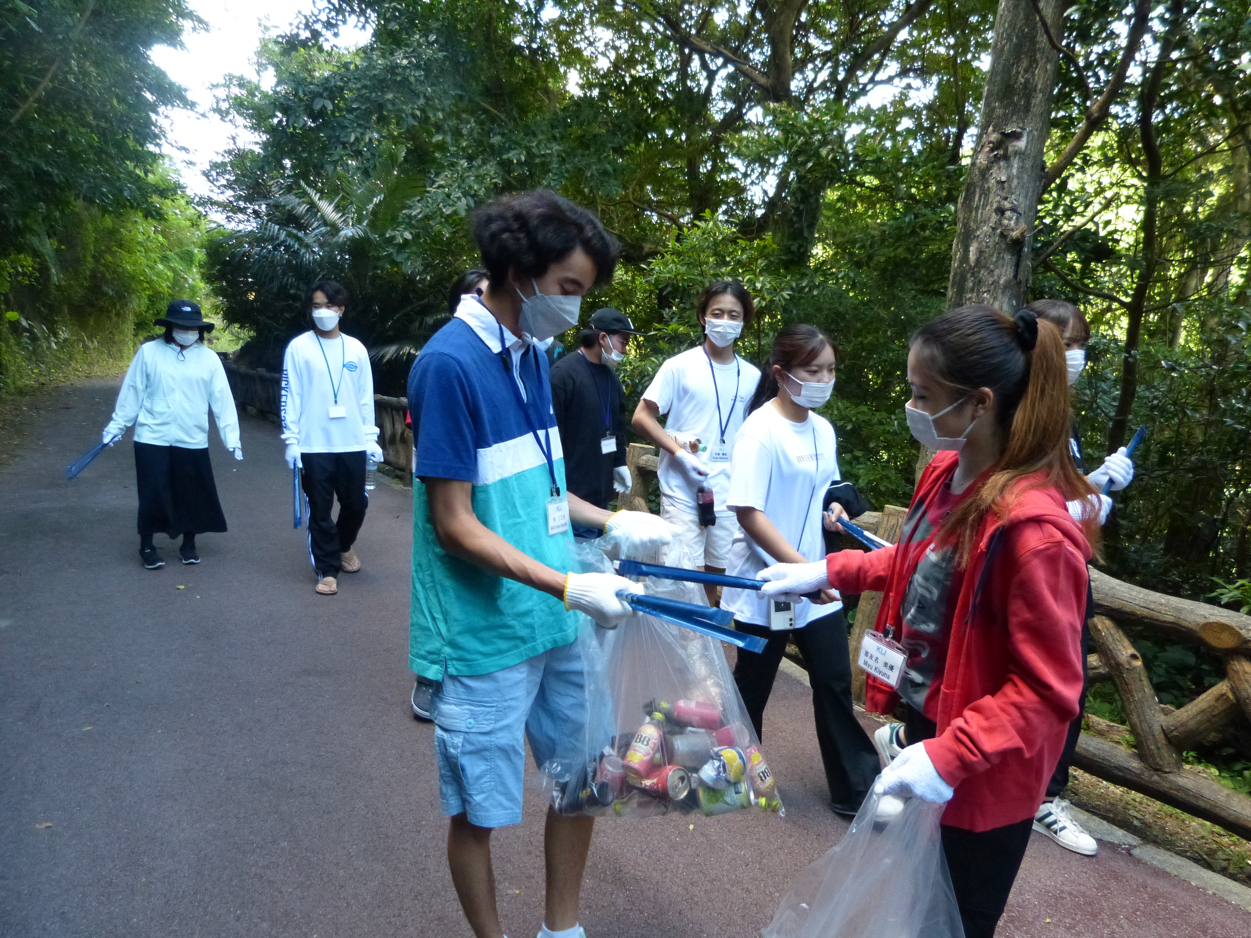 嘉手納外語塾_比謝川自然体験センター_ボランティア活動01