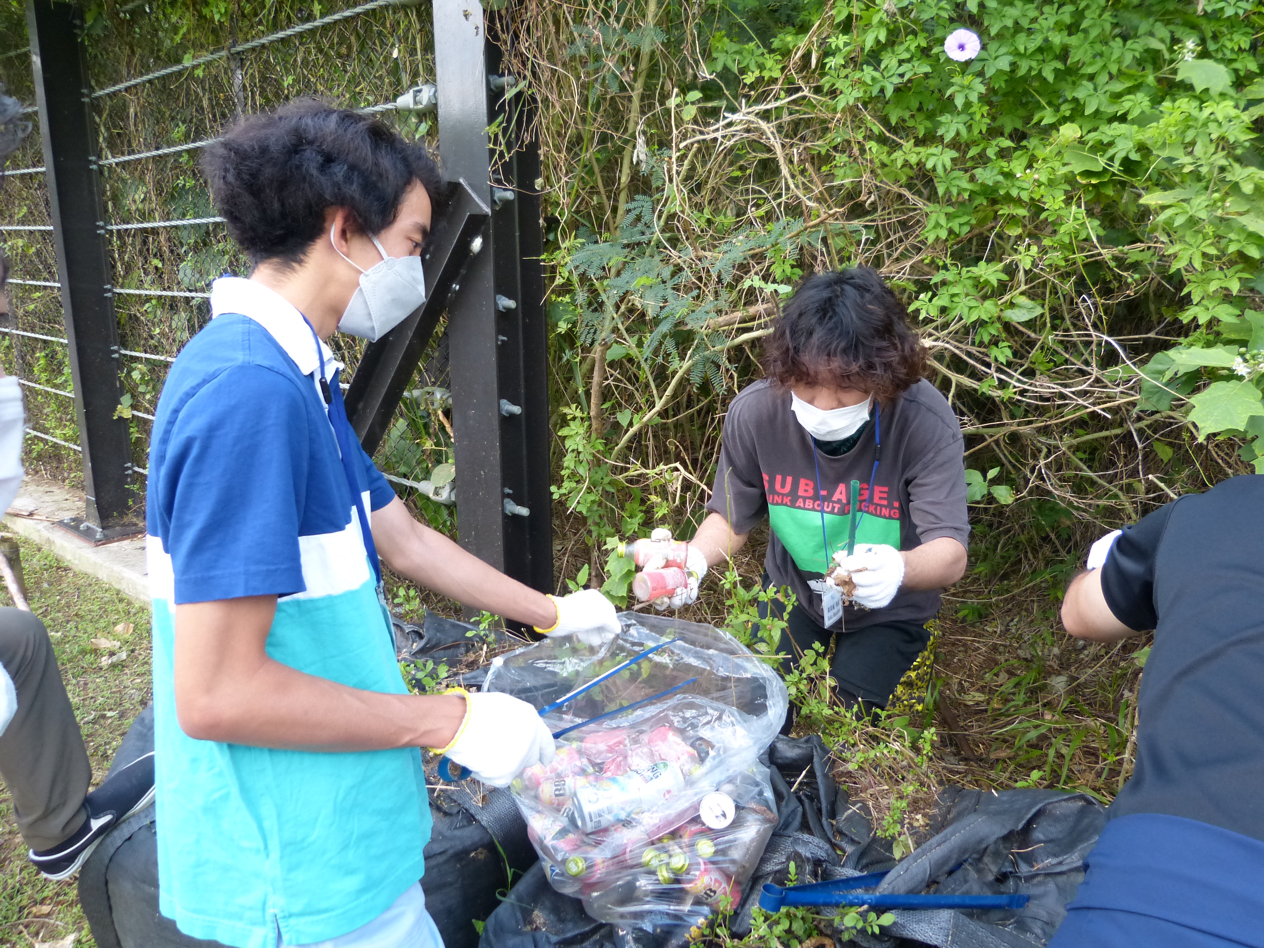 嘉手納外語塾_比謝川自然体験センター_ボランティア活動02