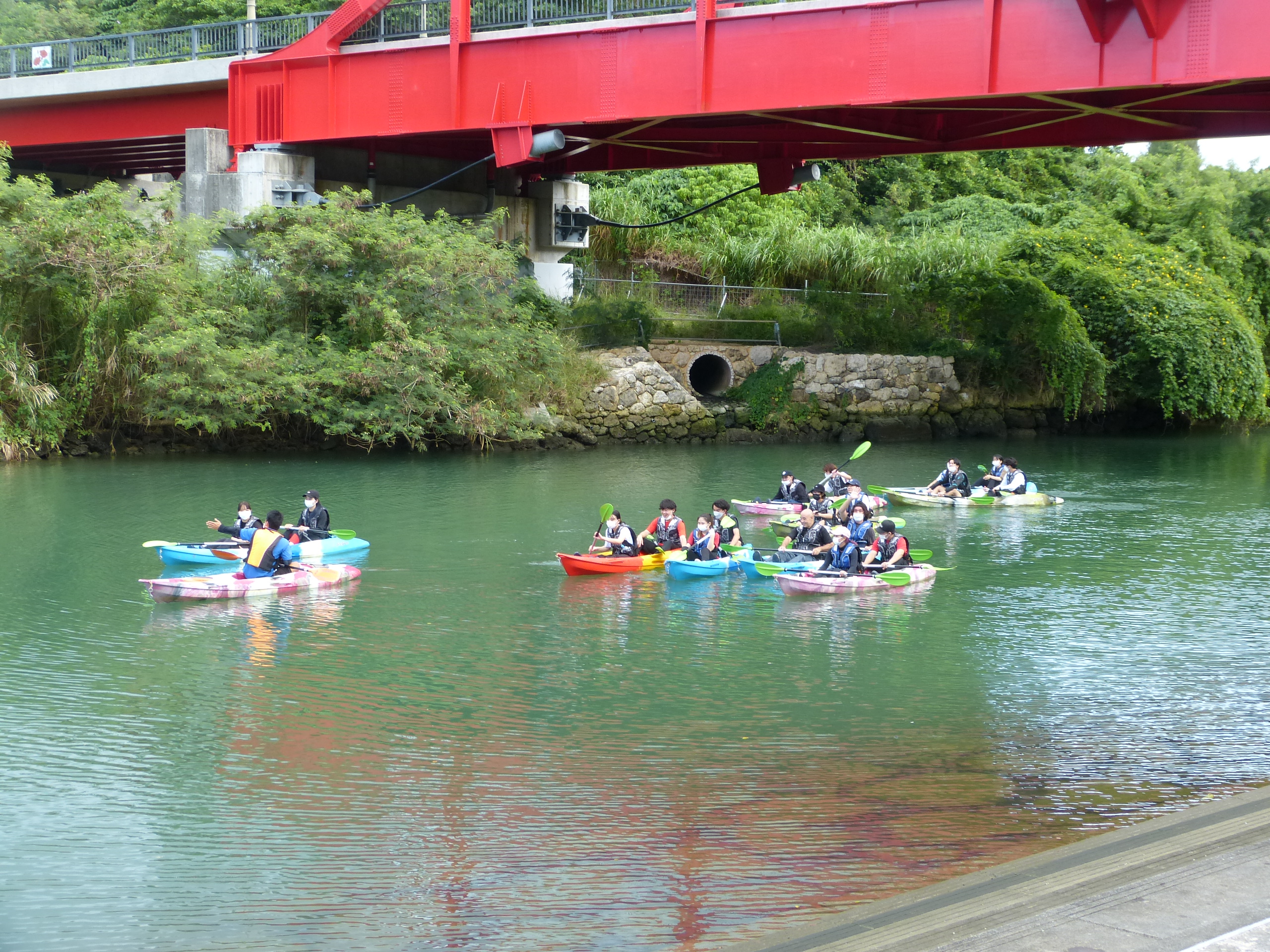 嘉手納外語塾_比謝川自然体験センター_マングローブカヤック02