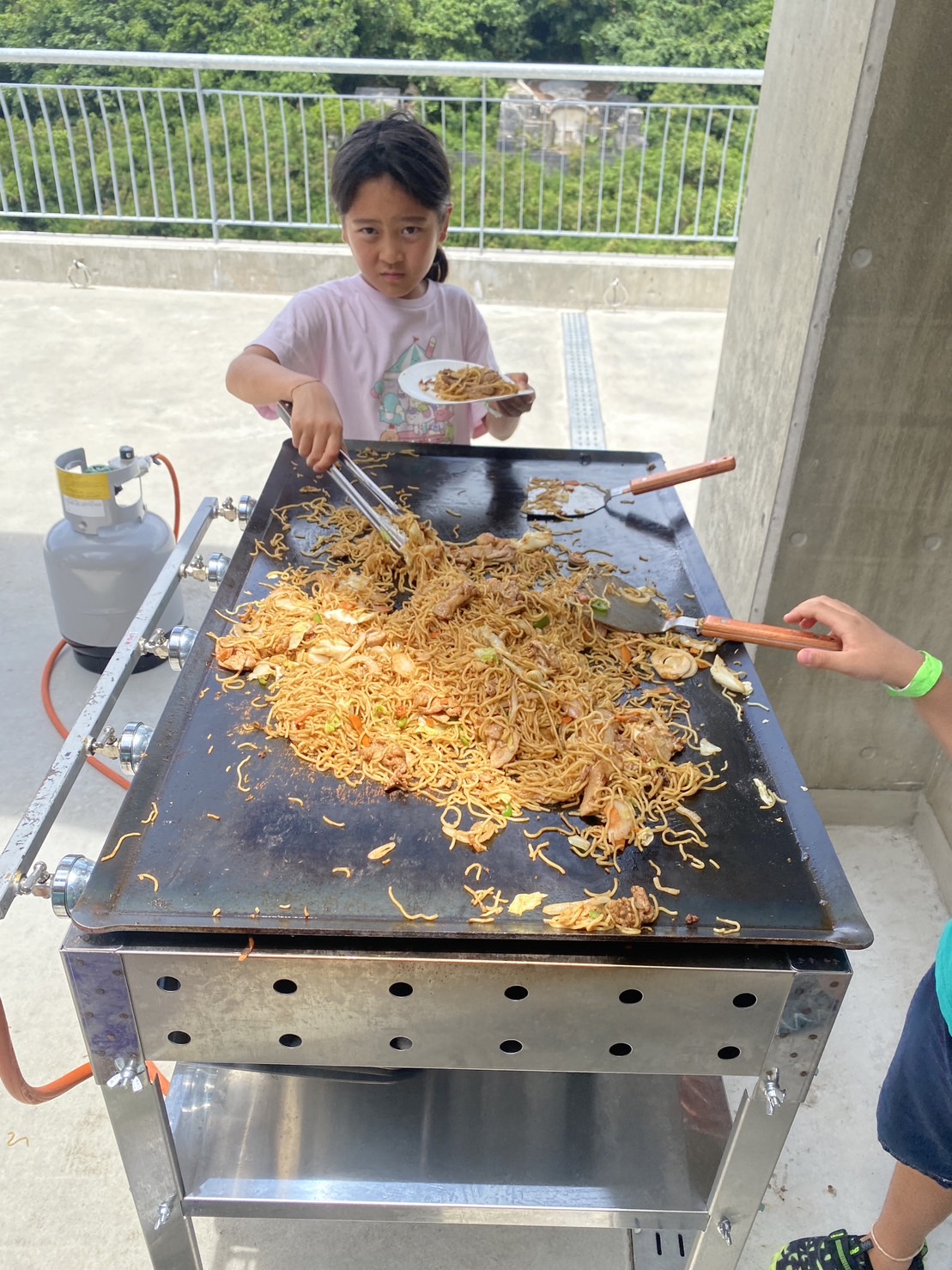 屋上でBBQ2